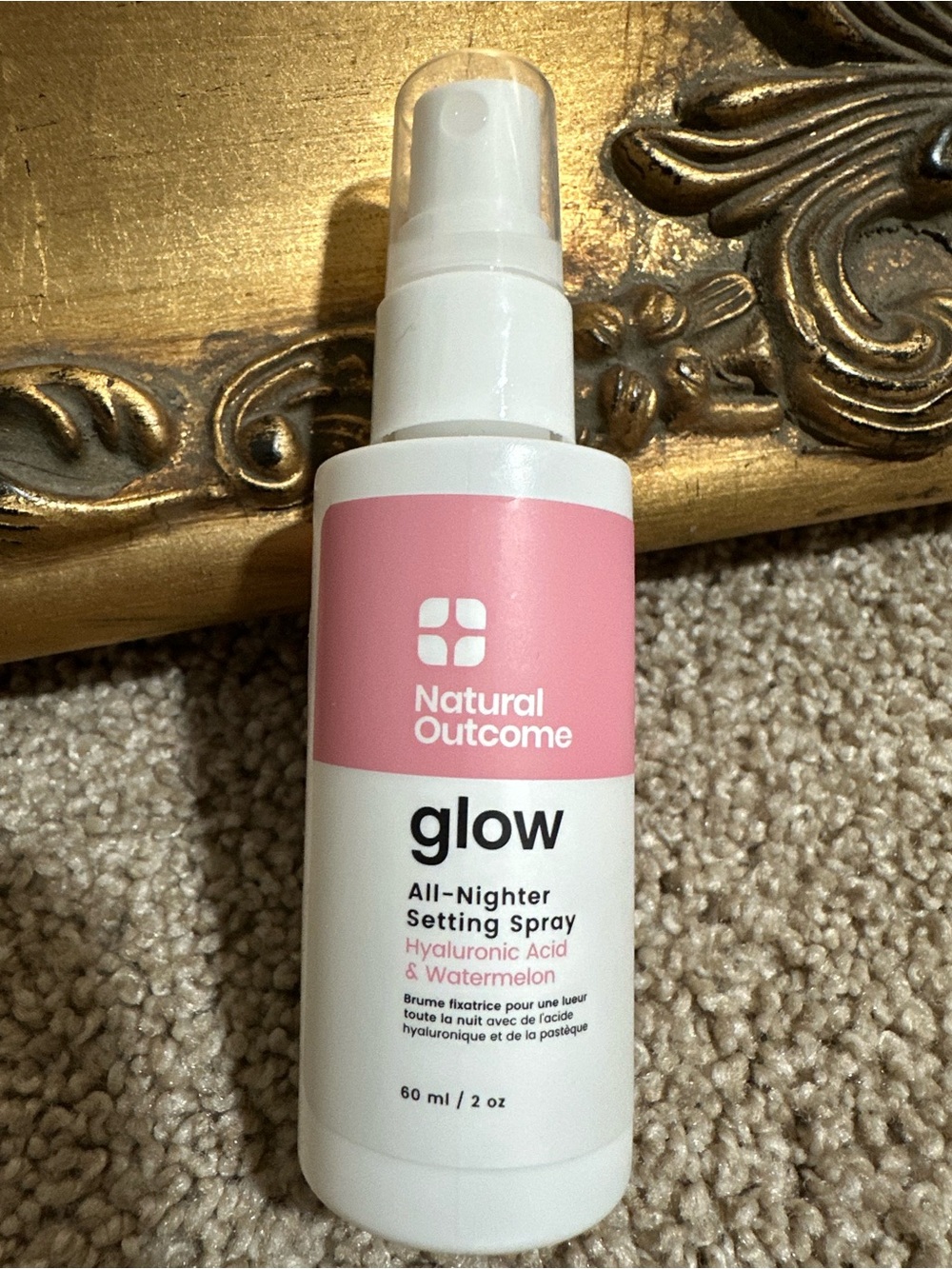 Natural Outcome Glow All Nighter Hyaluronic Acid & Watermelon Setting Spray $10